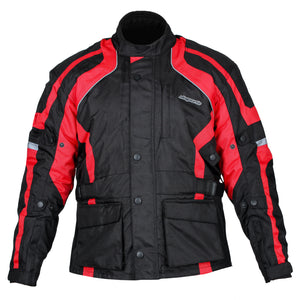 RKSports Style Commander Motorbike Motorcycle Waterproof Jacket red blue black