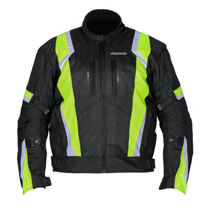 RKSports 1509 MENS Waterproof Textile Motorbike Motorcycle Armoured Jacket