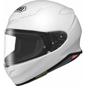 Shoei NXR 2 Plain white Motorcycle Full face Helmet