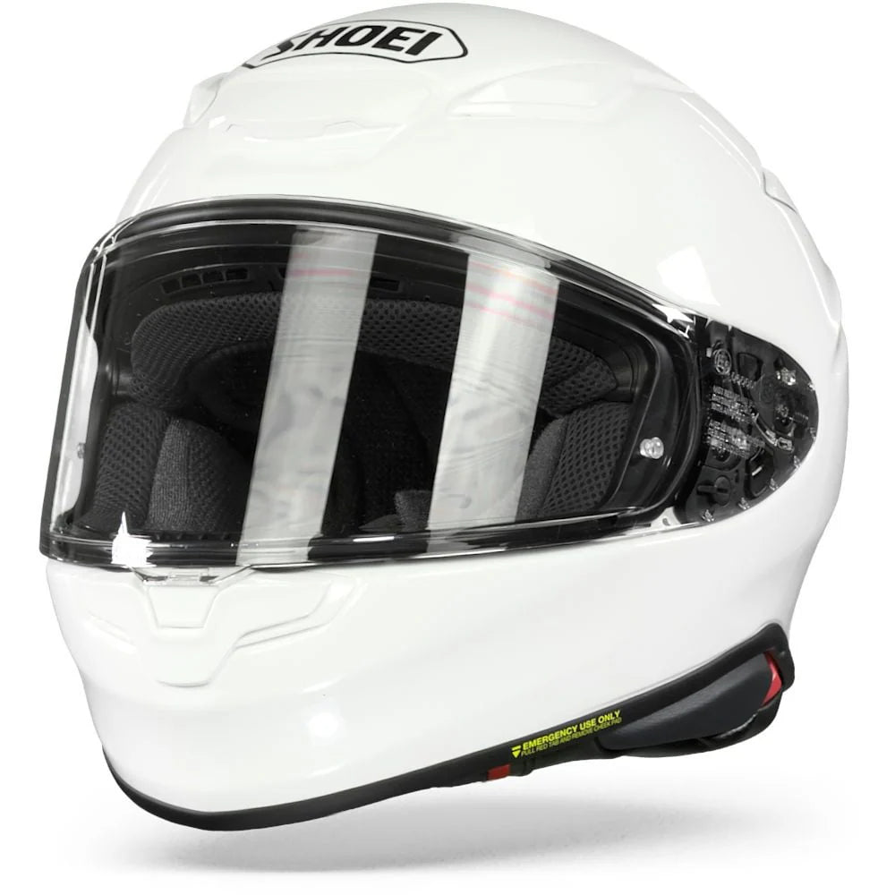 Shoei NXR 2 Plain white Motorcycle Full face Helmet