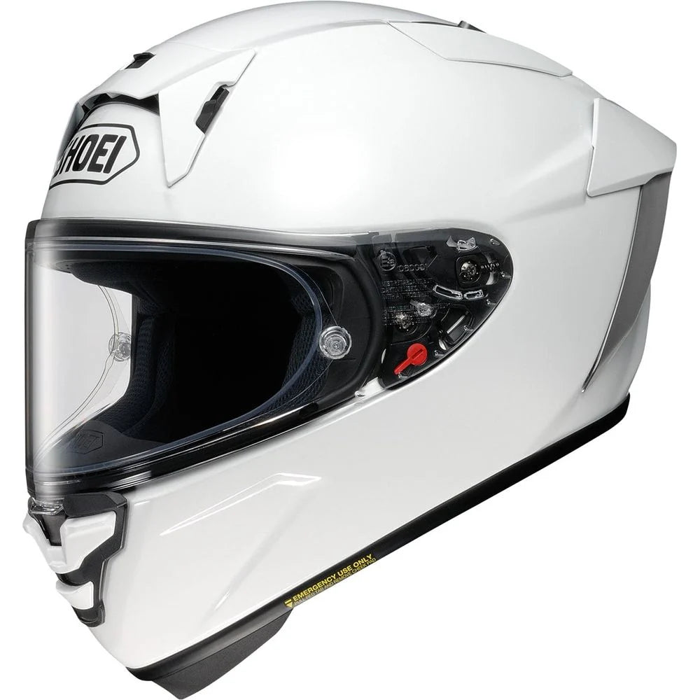 Shoei X-Spro Plain white Motorcycle Full face Helmet