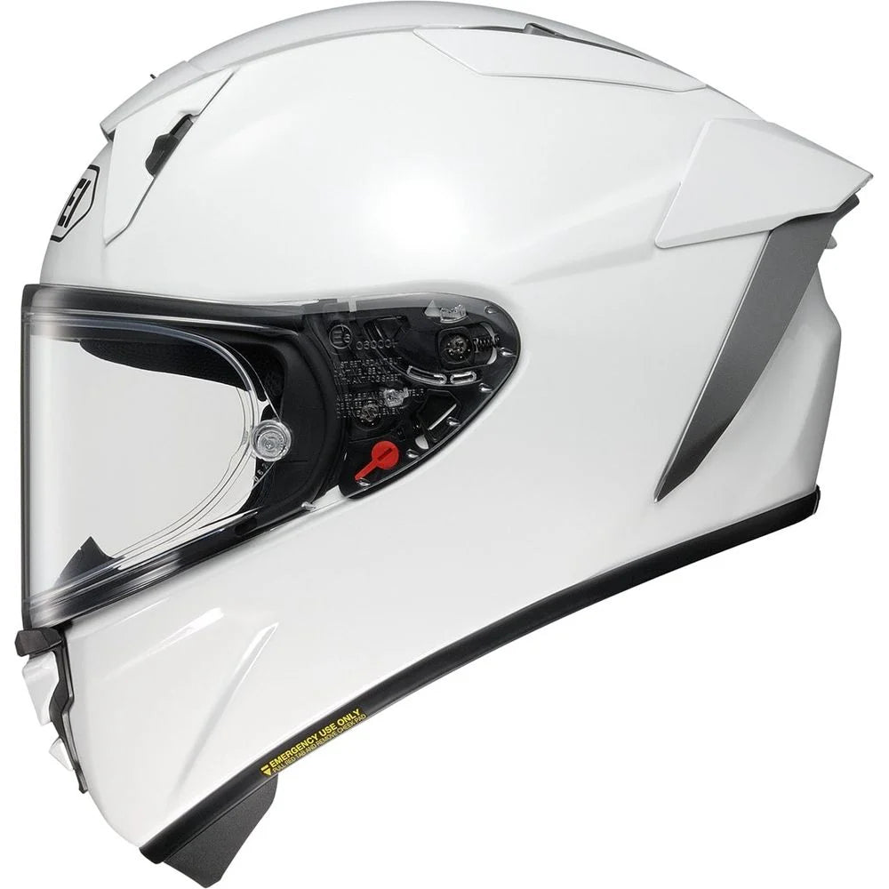 Shoei X-Spro Plain white Motorcycle Full face Helmet