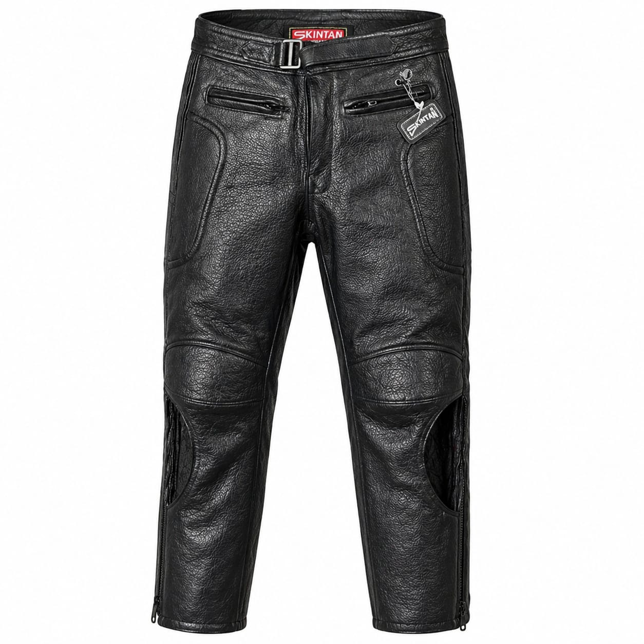 Kids Leather Skin Motorcycle Trousers – Durable & Protective Riding Gear