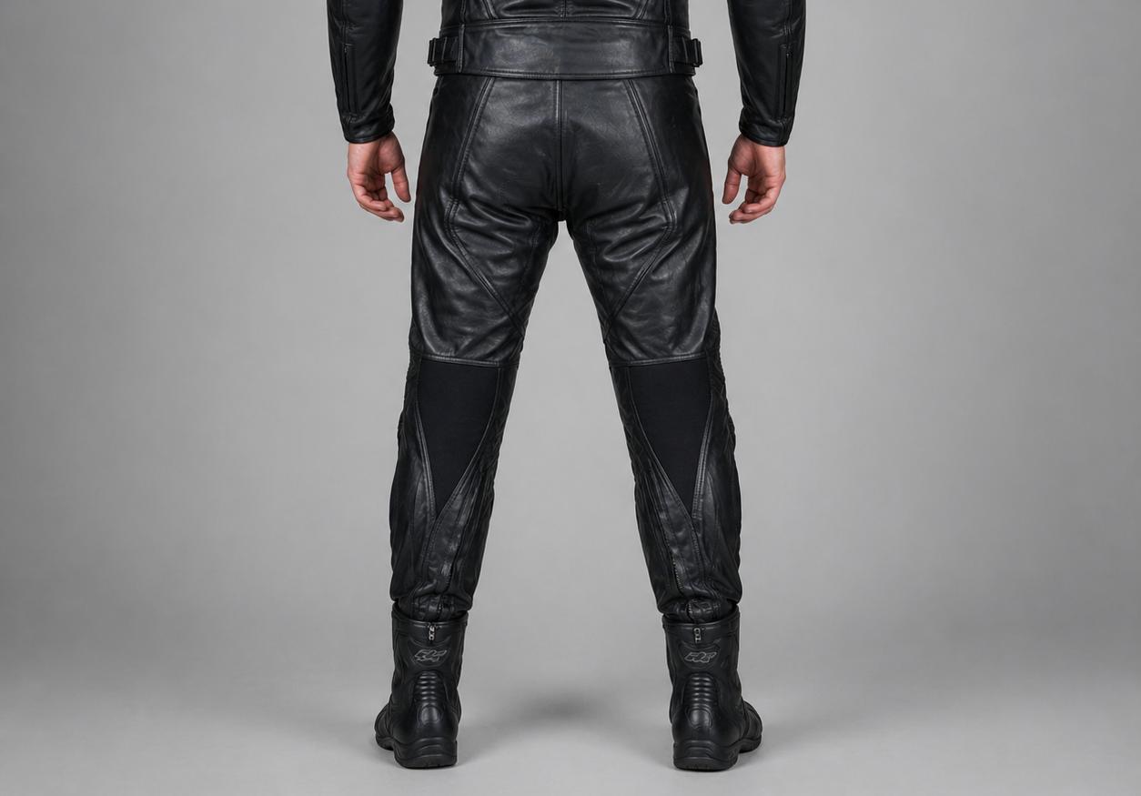 Pantalon de moto en cuir RK Sports