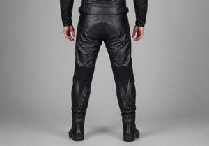 Pantalon de moto en cuir RK Sports