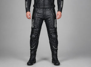 Pantalon de moto en cuir RK Sports