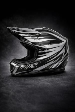 Casque de Moto Tout-Terrain RK Sports Crash Mx