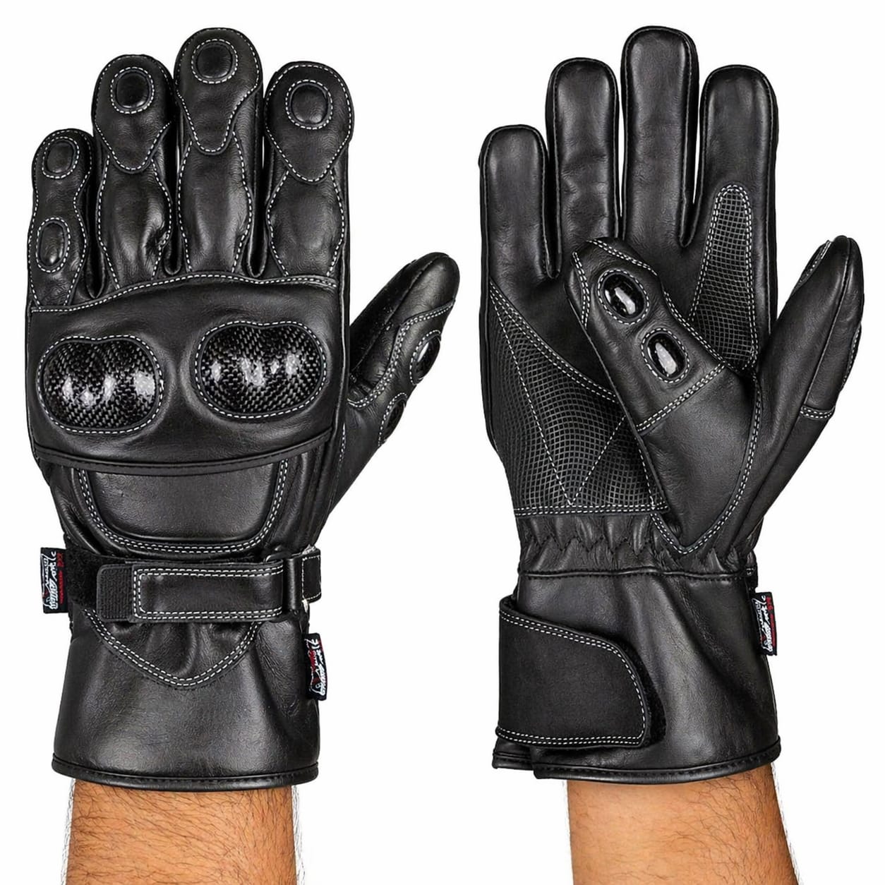 Gants de moto Proto Leather coupe-vent pour l'hiver