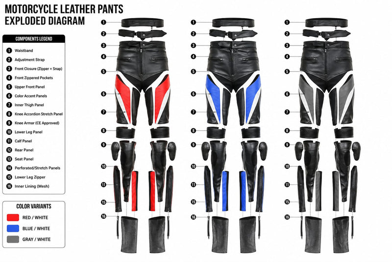 RKSPORTS MENS SPEED 7 GREY LEATHER COWHIDE MOTORCYCLE MOTORBIKE JEANS TROUSERS