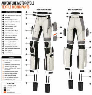 Pantalon de moto tout temps Alpinestars Andes V3 Drystar