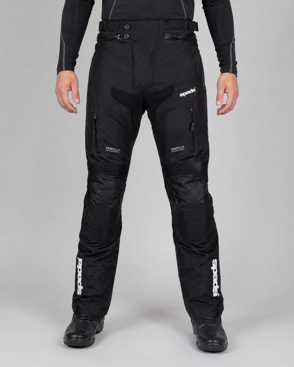 Spada Motorcycle Motorbike Turini Textile Touring Trouser For Men's