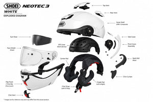 Casque de moto modulable Shoei Neotec 3