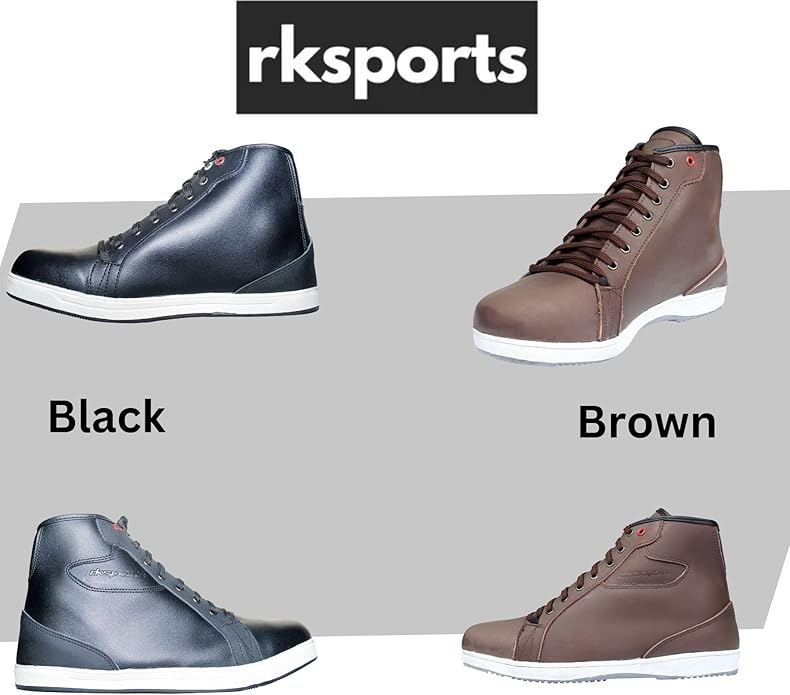 Bottes de moto RK Sports 10051 Trainer résistantes à l'eau