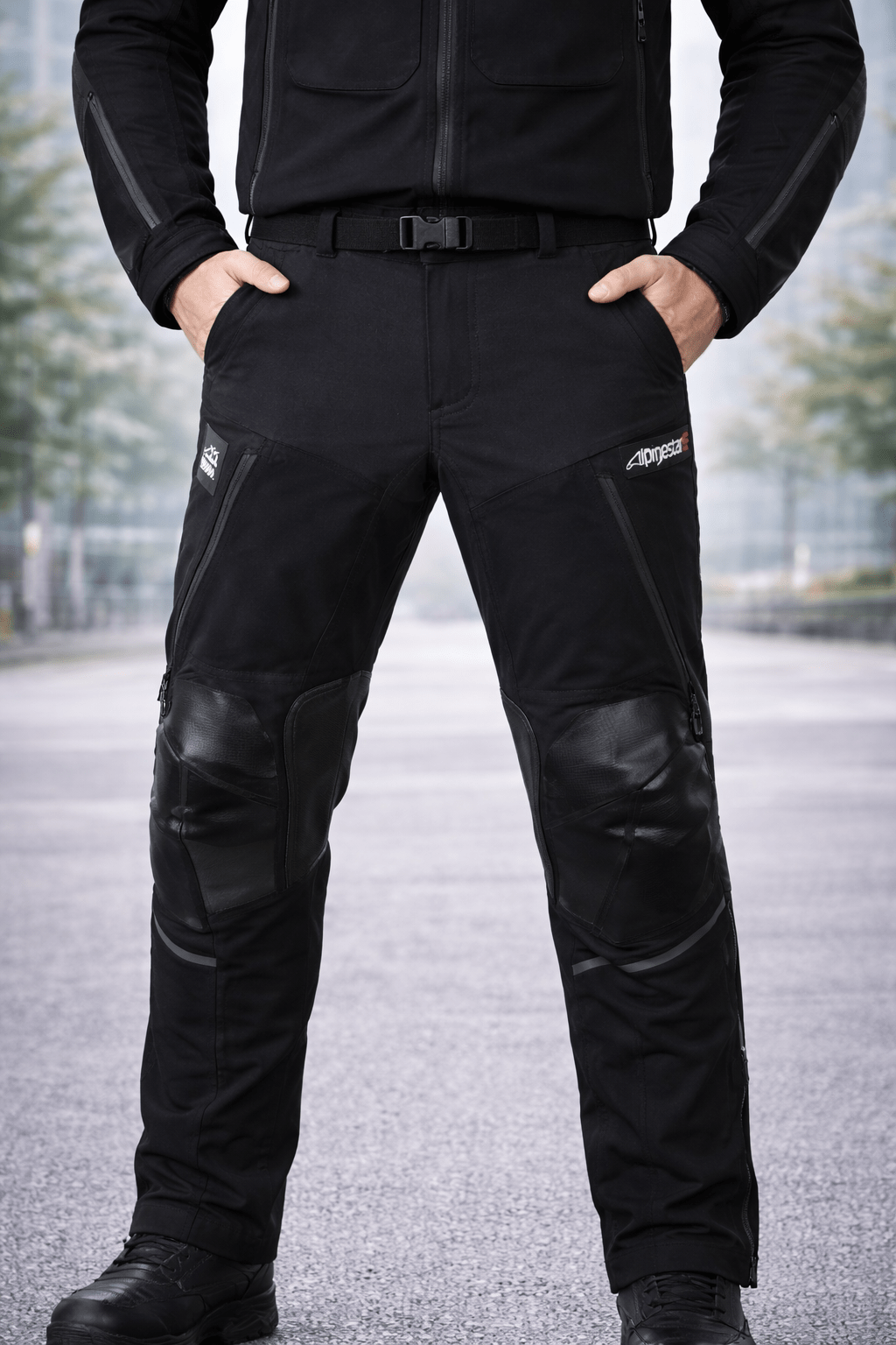 Alpinestars Leather Andes Pro Drystar XF Motorcycle Trousers