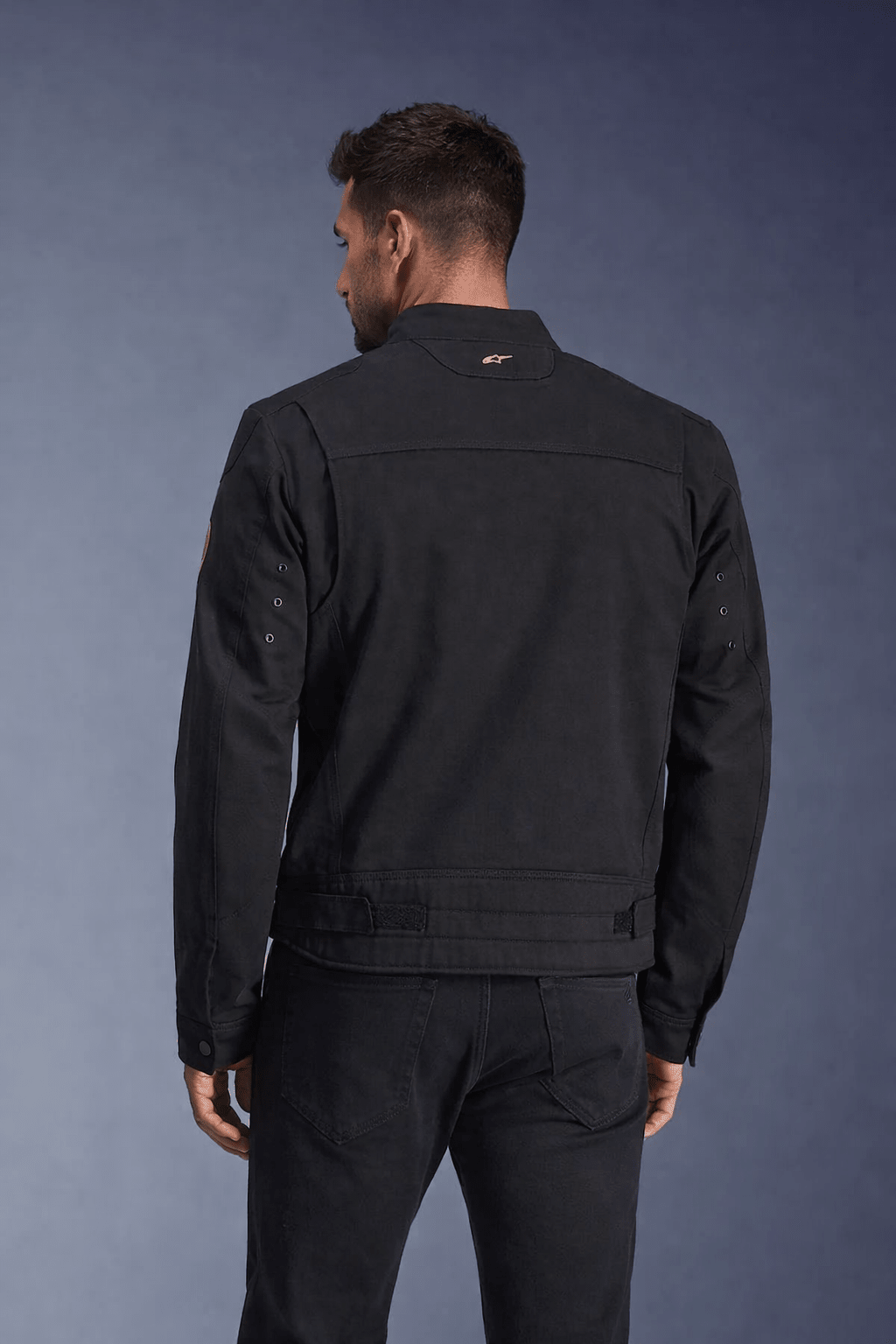 Blouson moto en cuir Bruiser Alpinestars