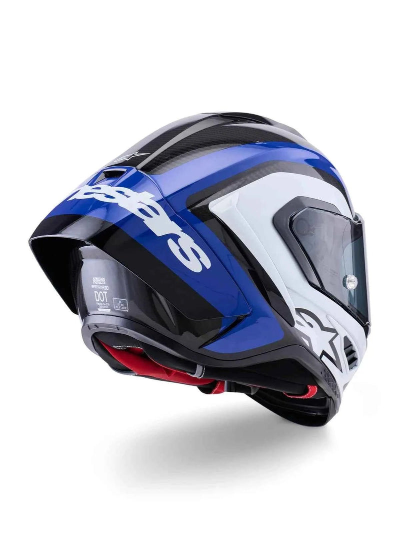 Alpinestars Supertech R10 Arius Black/Blue FIM Full Face Race Helmet