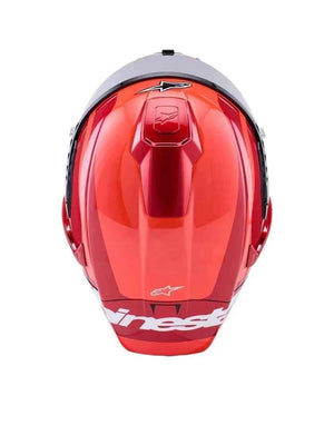 Alpinestars Supertech R10 Arius Red FIM Full Face Race Helmet