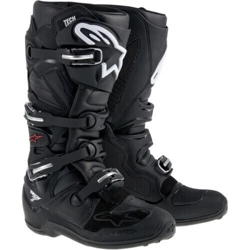 Alpinestars Tech 7 Riding mx enduro motorcycle Motorbike Boots Black