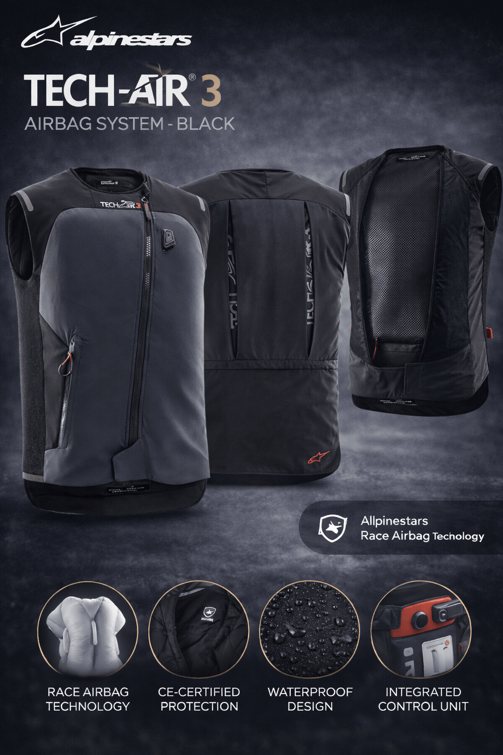 Alpinestars Tech-Air 3 Motorcycle Air Vest