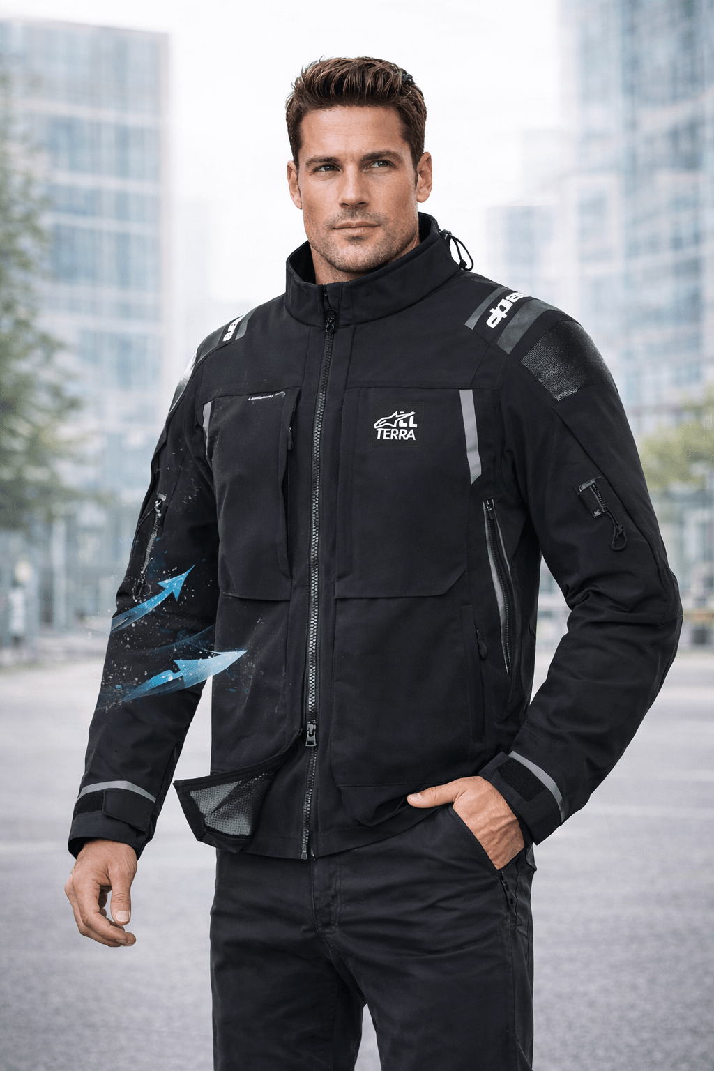 Alpinestars Textile Andes Pro Drystar XF Motorcycle Jacket