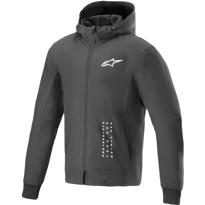 Alpinestars Radium Tech Hoodie For Motorbike and Motorcycles - Black