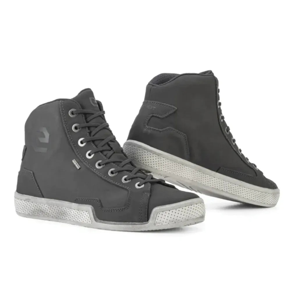 ELEVEIT ANTIBES WP WATERPROOF DARK GREY MOTORCYCLE LEATHER SHOES