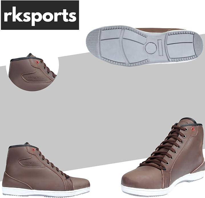 Bottes de moto RK Sports 10051 Trainer résistantes à l'eau