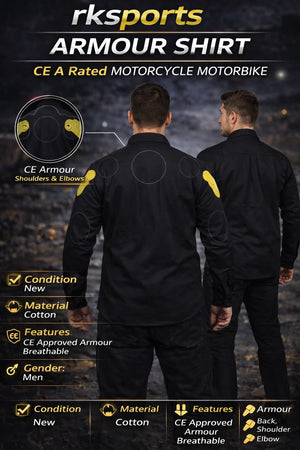 Veste de moto blindée RK Sports homologuée CE A