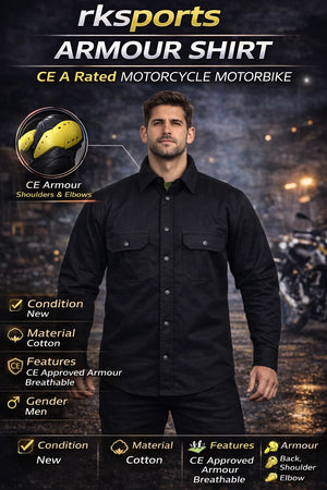 Veste de moto blindée RK Sports homologuée CE A