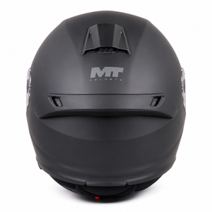 MT Modular Motorcycle Helmet – Matte Black | Flip-Up Full Face Helmet with Internal Sun Visor & Pinlock-Ready Visor