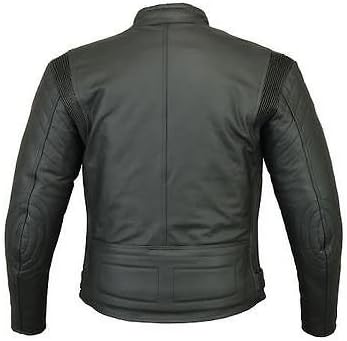 Blouson de moto en cuir style 09 RK Sports