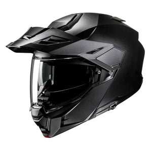 HJC i80 Semi Flat Black Flip Front Adventure Motorcycle Helmet