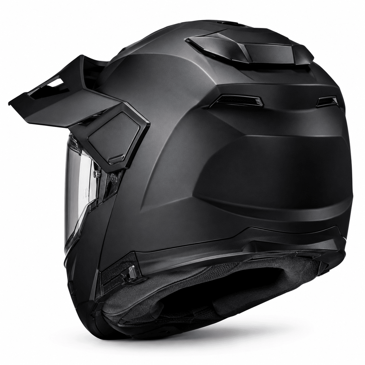 HJC i80 Semi Flat Black Flip Front Adventure Motorcycle Helmet