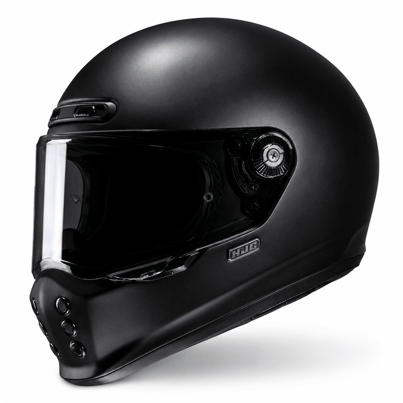 HJC i91 Matt Black Motorbike Motorcycle Helmet