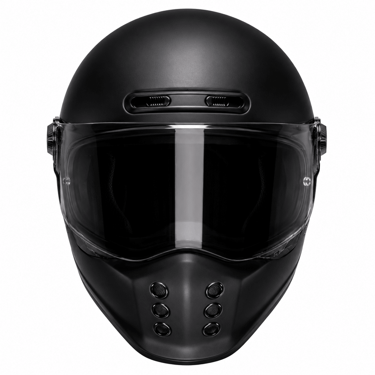 HJC i91 Matt Black Motorbike Motorcycle Helmet