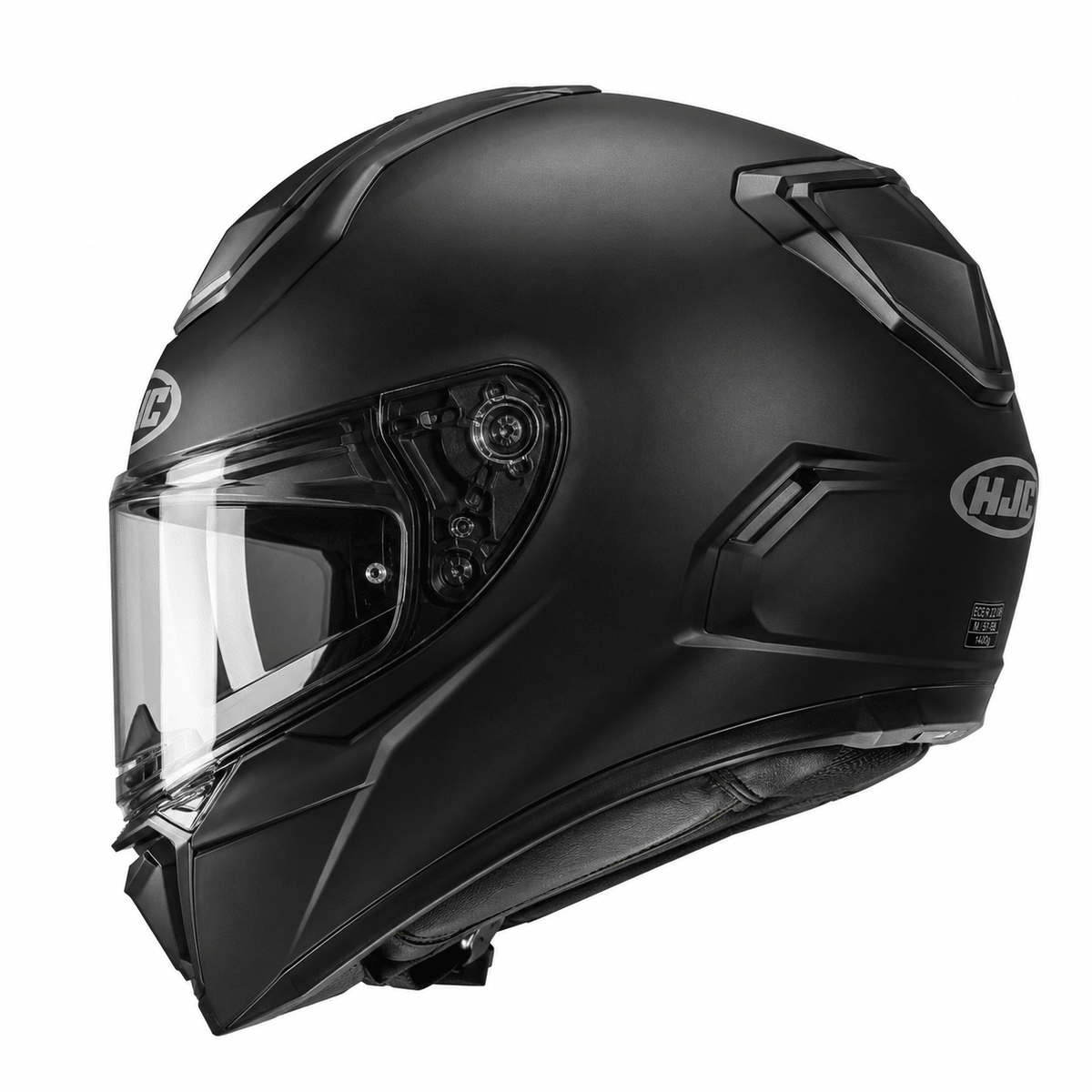 HJC i91 Matt Black Motorbike Motorcycle Helmet