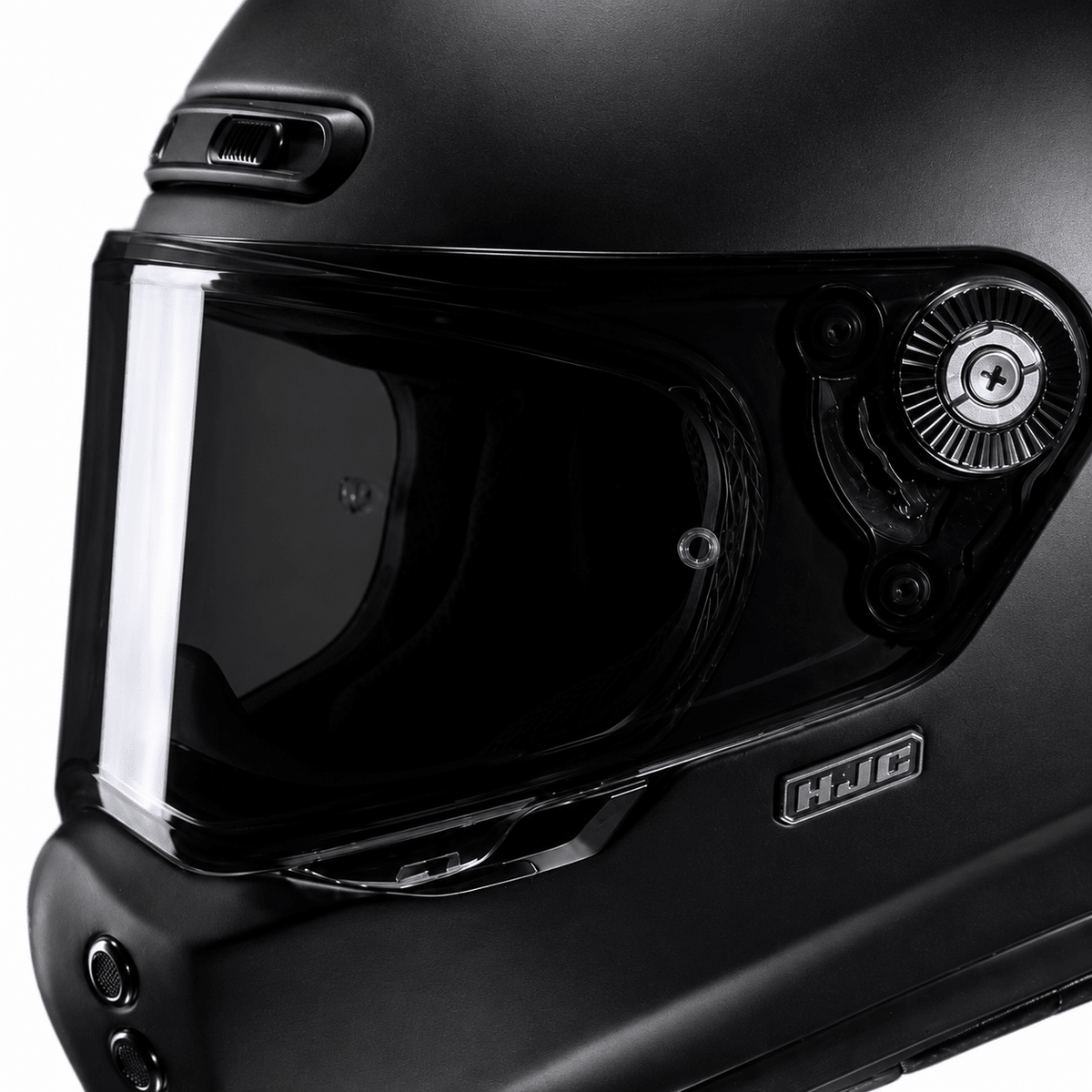 HJC i91 Matt Black Motorbike Motorcycle Helmet