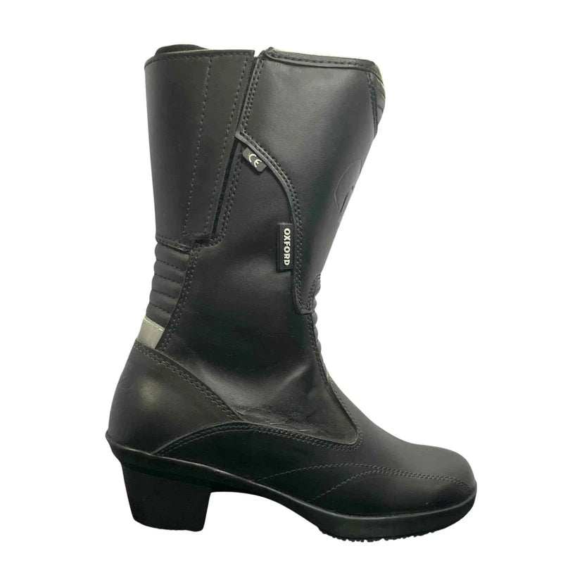 Ladies Oxford Heel Waterproof Motorbike Boots – Stylish & Protective Riding Boot