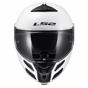 LS2 FF324 DVS Full Face Motorbike Helmet METRO SINGLE MONO White size xl