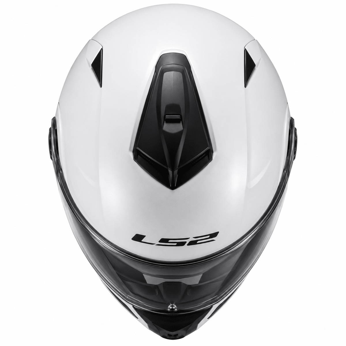 LS2 FF324 DVS Full Face Motorbike Helmet METRO SINGLE MONO White size xl