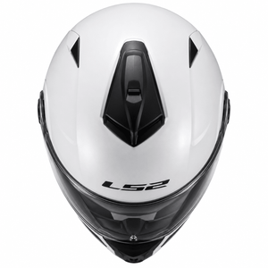 LS2 FF324 DVS Full Face Motorbike Helmet METRO SINGLE MONO White size xl