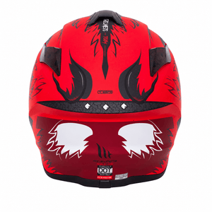 MT Helmets Full Face Motorcycle Helmet – Red & Black Graphic Design – ECE R22.06 Certified – Sport & Road Riding Helmet