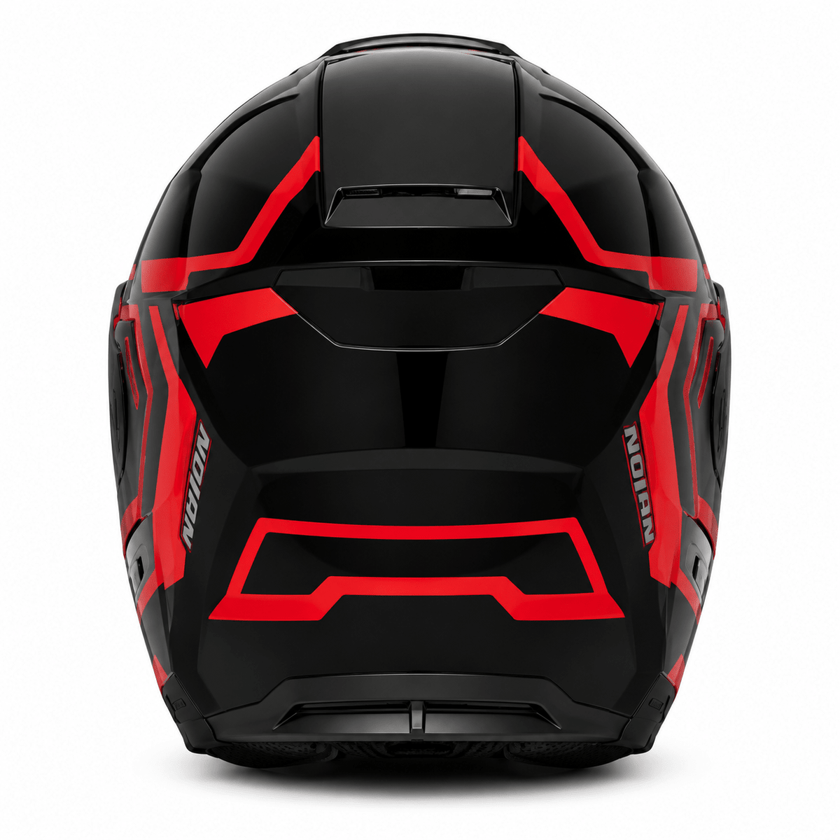 Nolan N90-3 DRILLER 025 N-Com Motorcycle Helmet -Black RED 025 WQ
