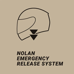 Nolan X-804 Rs Aureo 330 And Clear Visor Motorcycle Helmet