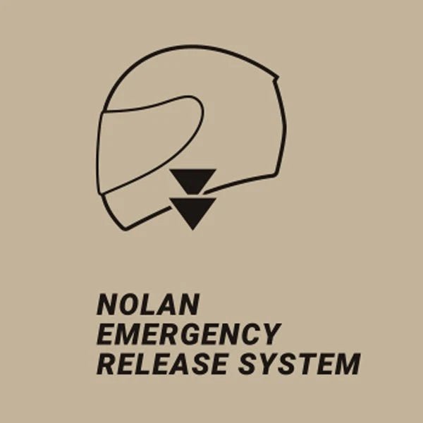 Nolan X-804 Rs Aureo 330 And Clear Visor Motorcycle Helmet