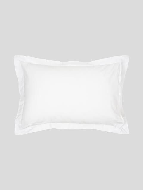 Taie d'oreiller unie en coton Oxford Taie d'oreiller en coton