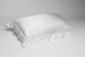 Taie d'oreiller unie en coton Oxford Taie d'oreiller en coton