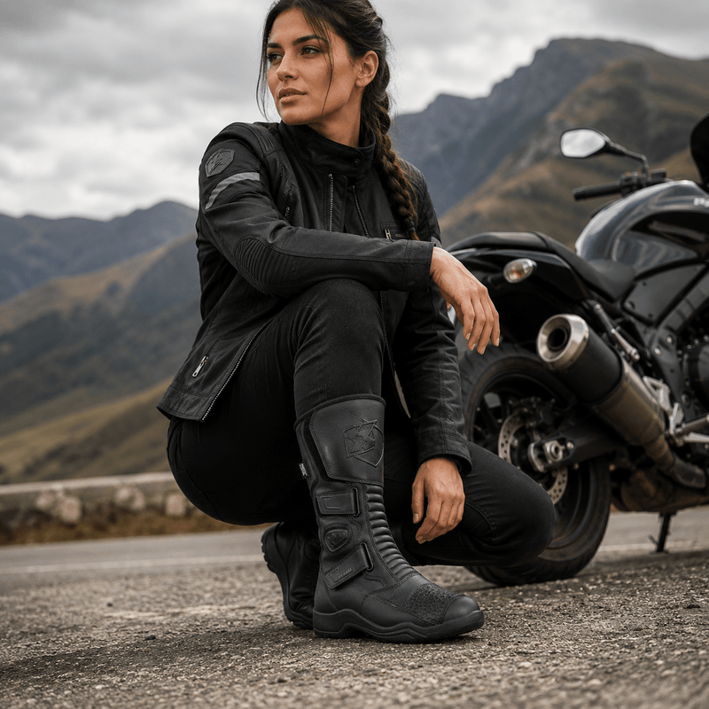Oxford Delta Waterproof Motorbike Boots – Durable All-Weather Riding Boots