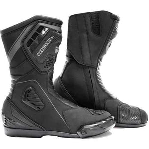 RICHA DRIFT EVO WP BLACK WATERPROOF MOTORCYCLE BIKE SPORTS BIKER TOURING BOOTS