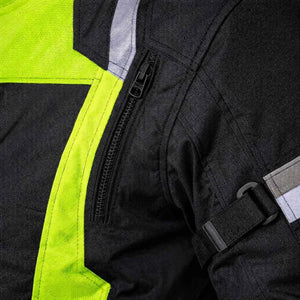 RK Sports 1509 Men's Hi-Vis Waterproof Textile Motorcycle Jacket with CE Armour